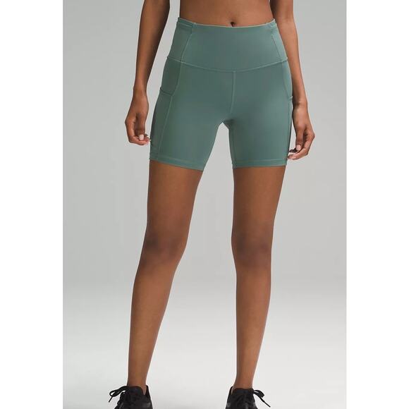 Lululemon Align High Rise Shorts with Pockets 6" Size 14 - Picture 1 of 8